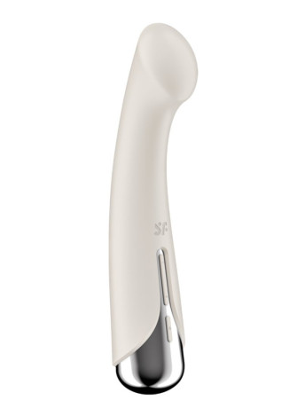 Vibromasseur point G tête rotative blanc USB Spinning g-spot 1 Satisfyer - CC597857